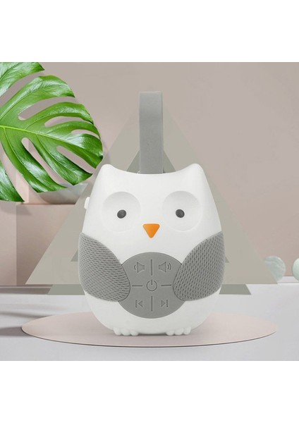 Bebek Yatıştırıcı Uyku Yumuşak Baykuş Müzik Kutusu Oyuncak White (Yurt Dışından)