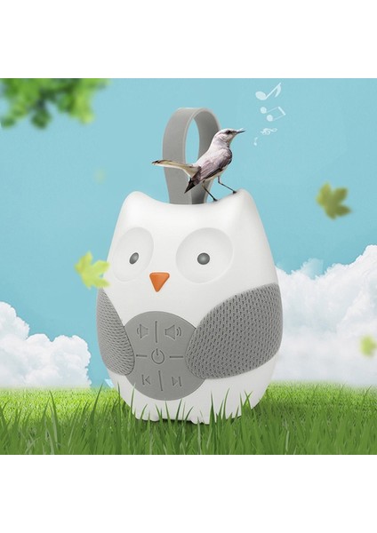 Bebek Yatıştırıcı Uyku Yumuşak Baykuş Müzik Kutusu Oyuncak White (Yurt Dışından)