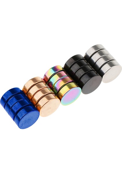 5 Pairs / Set Erkek Bayan Paslanmaz Çelik Küpe (Yurt Dışından) modelleri