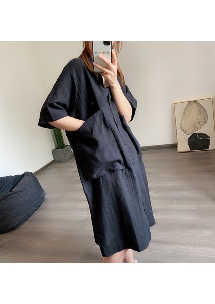 Cep Detaylı Mini Salaş Elbise modelleri