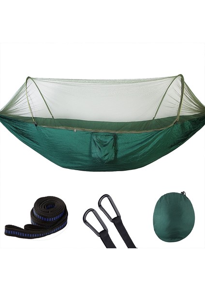 Açık Sivrisinek Net Hammock Kamp Ultralight Naylon Çift Kamp Hava Çadırı, Boyut: 260 x 140 cm Pembe Gök Mavisi (Yurt Dışından)