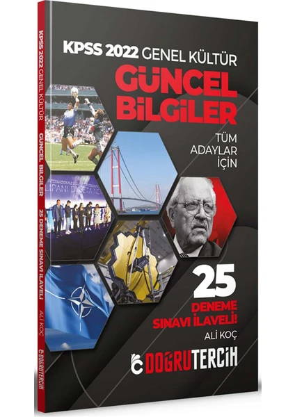 Doğru Tercih Yayınları KPSS 2022 Genel Kültür Güncel Bilgiler 25 Deneme Sınavı Ilaveli