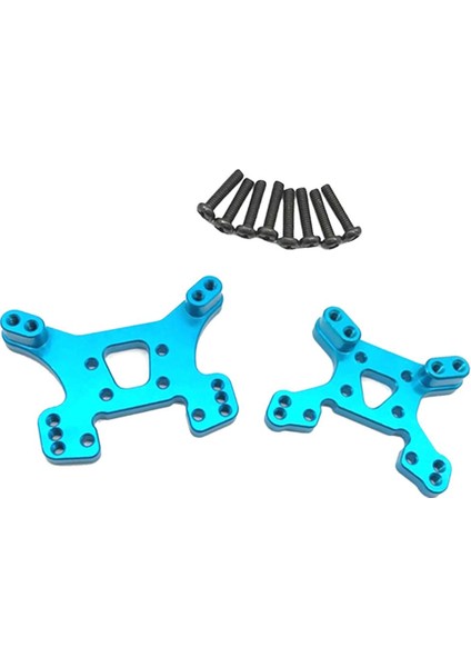 1paır Alüminyum Alaşım Wltoys Için Ön ve Arka Şok 144001 Rc Araba Mavisi (Yurt Dışından)