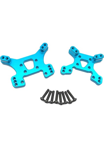 1paır Alüminyum Alaşım Wltoys Için Ön ve Arka Şok 144001 Rc Araba Mavisi (Yurt Dışından)