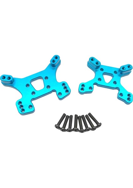 1paır Alüminyum Alaşım Wltoys Için Ön ve Arka Şok 144001 Rc Araba Mavisi (Yurt Dışından)