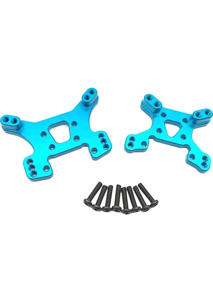 1paır Alüminyum Alaşım Wltoys Için Ön ve Arka Şok 144001 Rc Araba Mavisi (Yurt Dışından)