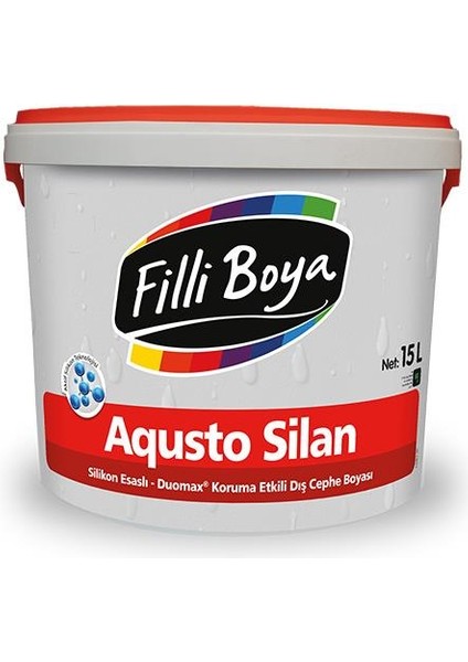 Aqusto Silan Silikonlu Dış Cephe Boyası 7.5 Lt
