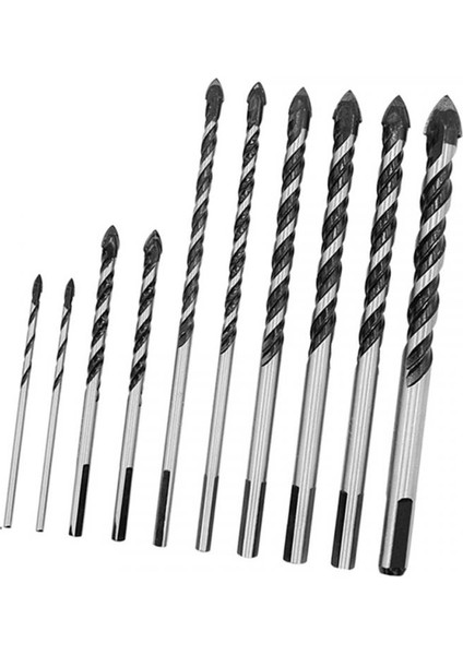10 Adet Siyah Alaşım Matkap Uçları Set Seramik Duvar Mermer Cam Çini İçin Set (Yurt Dışından) fırsatları