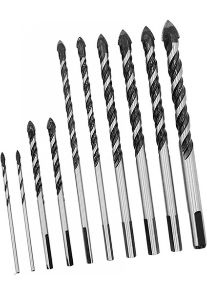 10 Adet Siyah Alaşım Matkap Uçları Set Seramik Duvar Mermer Cam Çini İçin Set (Yurt Dışından) indirimleri