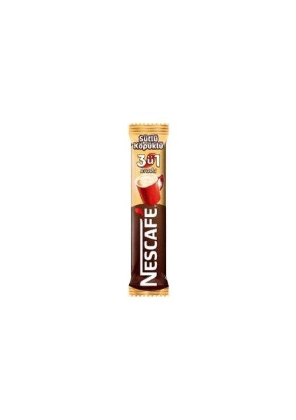 Nescafé 3'ü 1 Arada Sütlü Köpüklü (17,4 G)