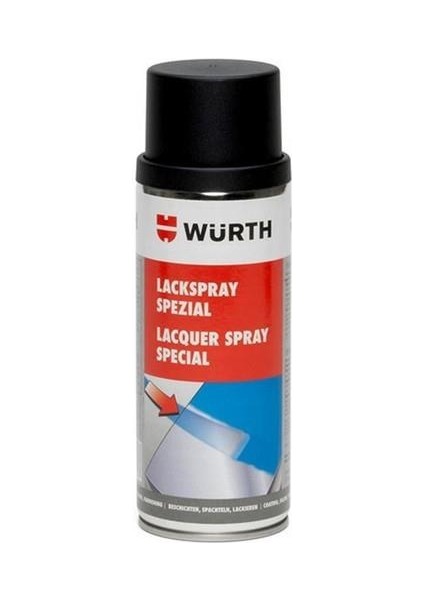 Asil Metal Würth 650°C Isıya Dayanıklı Mat Siyah Boya 400 Ml.