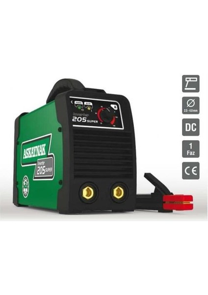 Askaynak 205 Süper 180 A Inverter Kaynak Makinesi