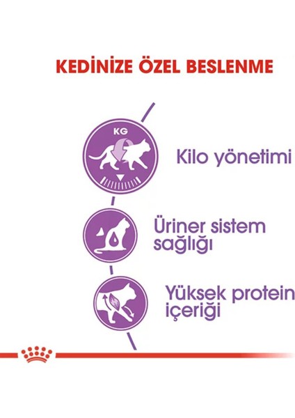 Sterilised 37 Kısırlaştırılmış Kedi Maması 2 kg