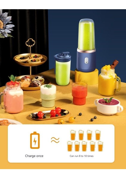 Taşınabilir USB Şarj Edilebilir Meyve Sıkacağı Kupası (Yurt Dışından) fiyatları