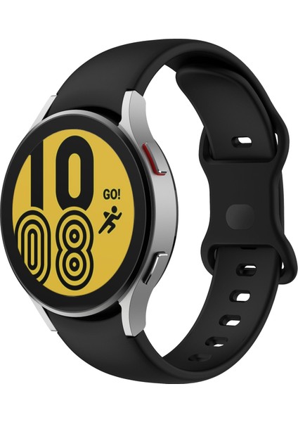 Samsung Galaxy Watch4 Için Classic 42/46 mm Kelebek Toka Silikon Silyon Saat Bandı Siyah (Yurt Dışından) modelleri