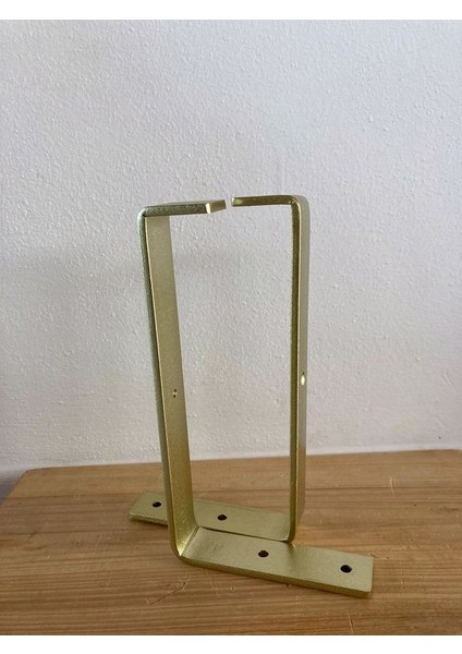 2 Li Raf Ayağı 40 cm Derinliğinde Raflara Uygun Raf Ayağı - Gold