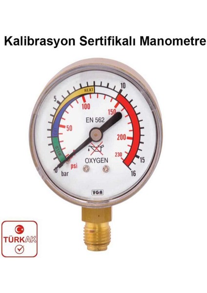 Kalibrasyon Sertifikalı Manometre