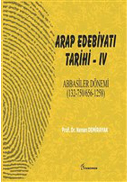 Arap Edebiyatı Tarihi 4