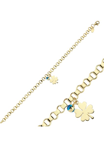 14 Ayar 4,50 gr Gözlü Altın Bileklik