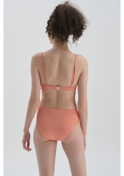 Somon Toparlayıcı Yüksek Bel Bikini Alt fırsatları