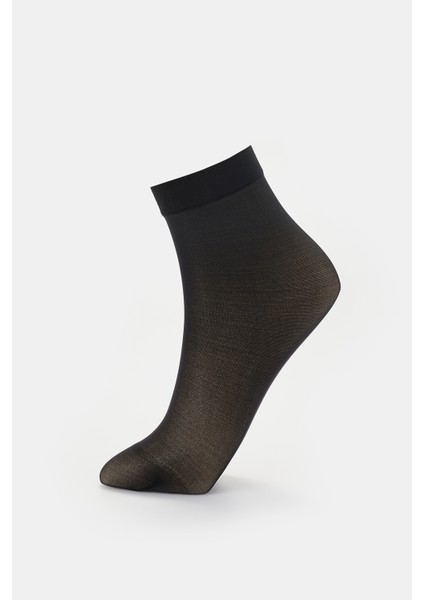 Siyah Soft 20 Soket Çorap
