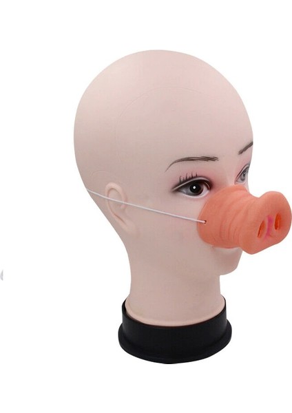 Domuzcuk Burun Cosplay Lastikli Takma Burun