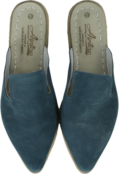 Jean Hakiki Nubuk Deri Gaziantep Sivri Burunlu Kösele Taban Yemeni Terlik fırsatları