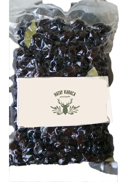 Hatay Karaca Siyah Sele Zeytin 1 kg