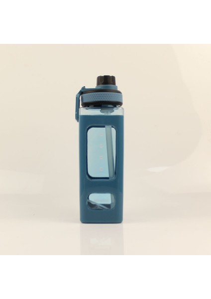 700ML Büyük Kapasiteli Su Bardağı Kadın ve Erkek Pipetli Bardak Taşınabilir Spor Su Bardağı(Yurt Dışından)