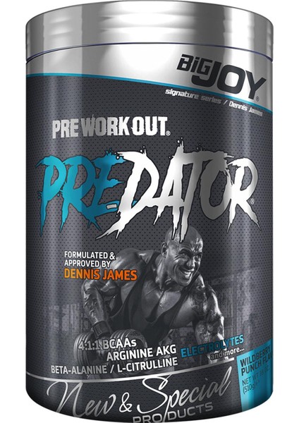 Pre-Dator 510g 30 Servis Orman Meyveli Pre-Workout