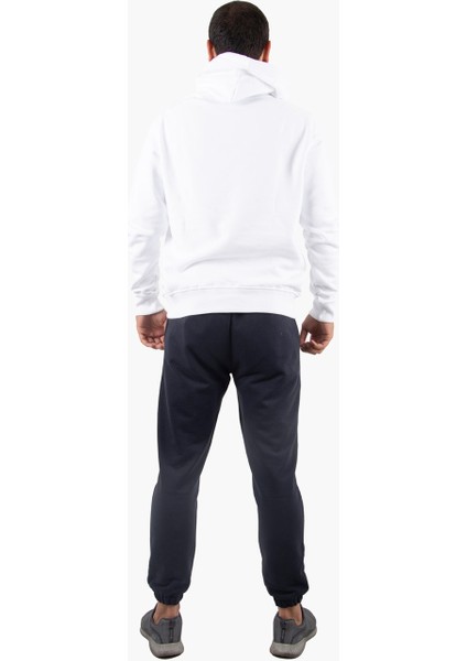 Rıch Beyaz Süzene Nakış Detay Kapüşonlu Sweatshirt modelleri
