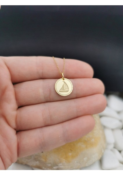 Kayık Sembol 925 Ayar Gümüş Kolye fiyatları