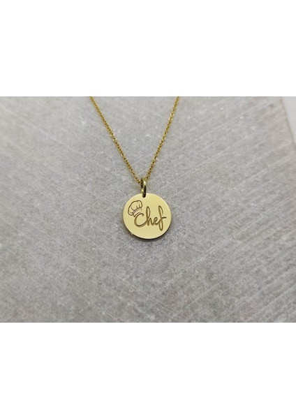 Logolu Yuvarlak Plaka 925 Ayar Gümüş Kolye fiyatları