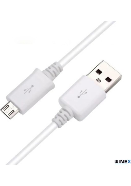 DG925 Usba To Micro Data ve Şarj Kablosu Beyaz