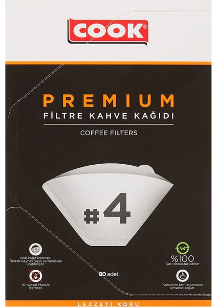 Premium Filtre Kahve Kağıdı - Ebat 4