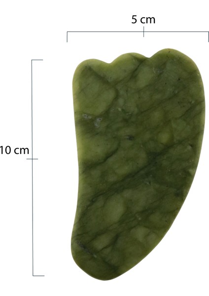 Yeşim Kalp Gua Sha ve Melek Kanadı Guasha İkili Yüz Masaj Aleti Seti Doğal Taş modelleri