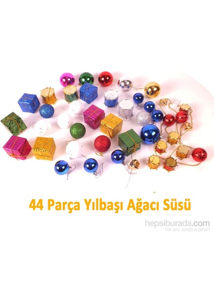Yılbaşı Ağacı Süsü - 44 Parça