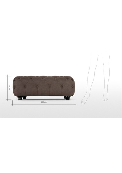 Puf Rmn 1509, Koyu Kahverengi fırsatları