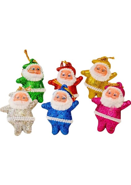 Yılbaşı Ağaç Süsü Renkli Noel Baba