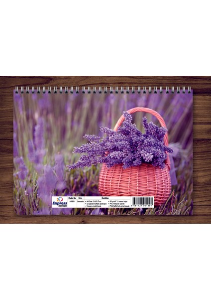 A4 Haftalık Planlayıcı Lavender