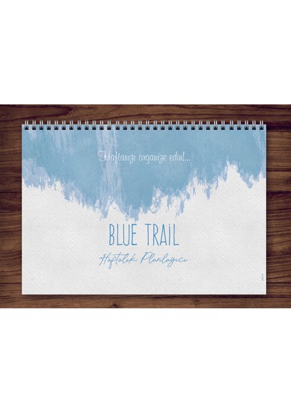 A4 Haftalık Planlayıcı Blue Trail