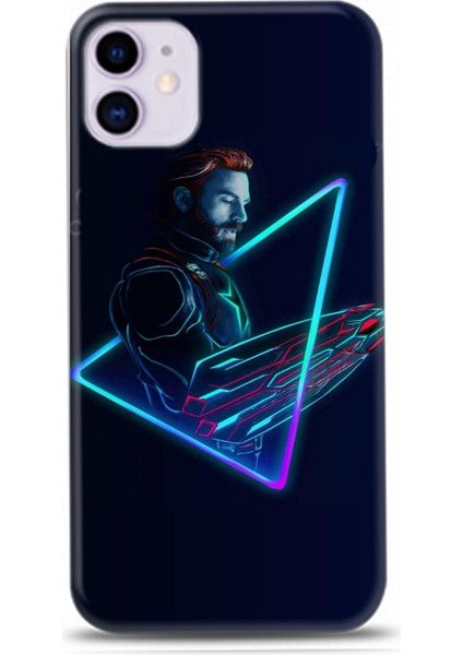 Iphone 11 Captain America Tasarım Kılıfı-6
