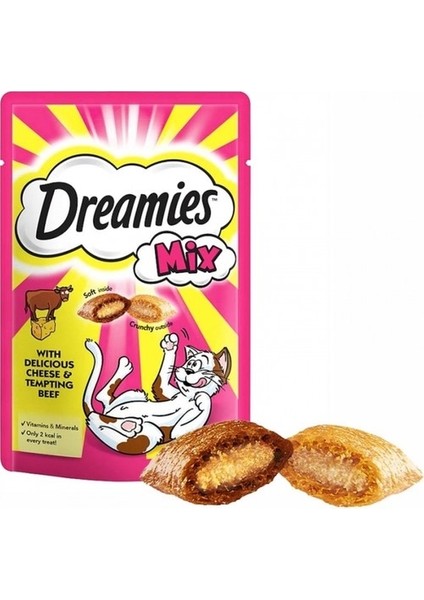 Mix Sığır Etli ve Peynirli Kedi Ödülü 60 gr (2 Adet)