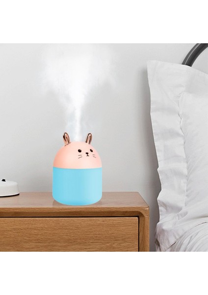 F Fityle Yatak Odası İçin 250 ml. Su Tankı USB Kablosuz Nemlendirici Pembe (Yurt Dışından) fırsatları