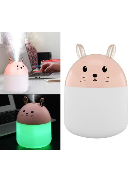 F Fityle Yatak Odası İçin 250 ml. Su Tankı USB Kablosuz Nemlendirici Pembe (Yurt Dışından) indirimleri