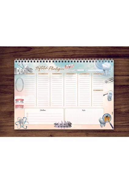 Express Planner A4 Haftalık Planlayıcı Dental  Medical 3