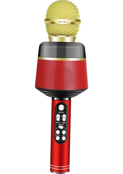 Taşınabilir LED Kablosuz Karaoke Mikrofon (Yurt Dışından)