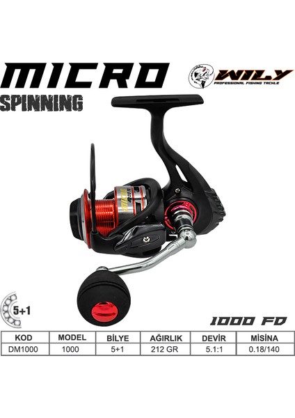 Micro 1000 Dm Lrf Olta Makinası 5+1 Bb