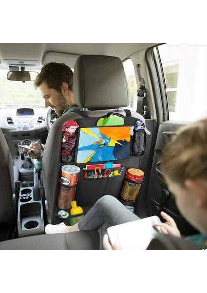 Araba Koltuk Arkası Organizer Tablet Telefon Tutucu Araç Içi Eşya Düzenleyici Jeep Oto Çanta Bagaj Makam Organizer fırsatları