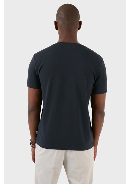 Pamuklu Regular Fit V Yaka Basic T Shirt Erkek T Shirt EXXEMODJ000V indirimleri